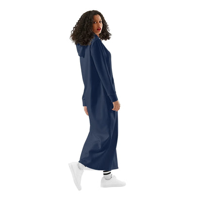 navy-bequemes-leichtes-hoodie-kleid-hoodiekleid-jlr-design-15734 - JLR Design