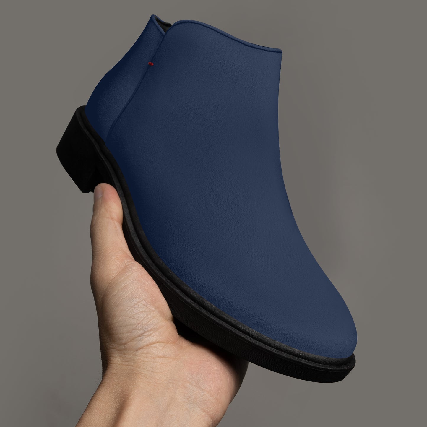 Navy elegante Reißverschluss-Stiefeletten Stiefeletten JLR Design
