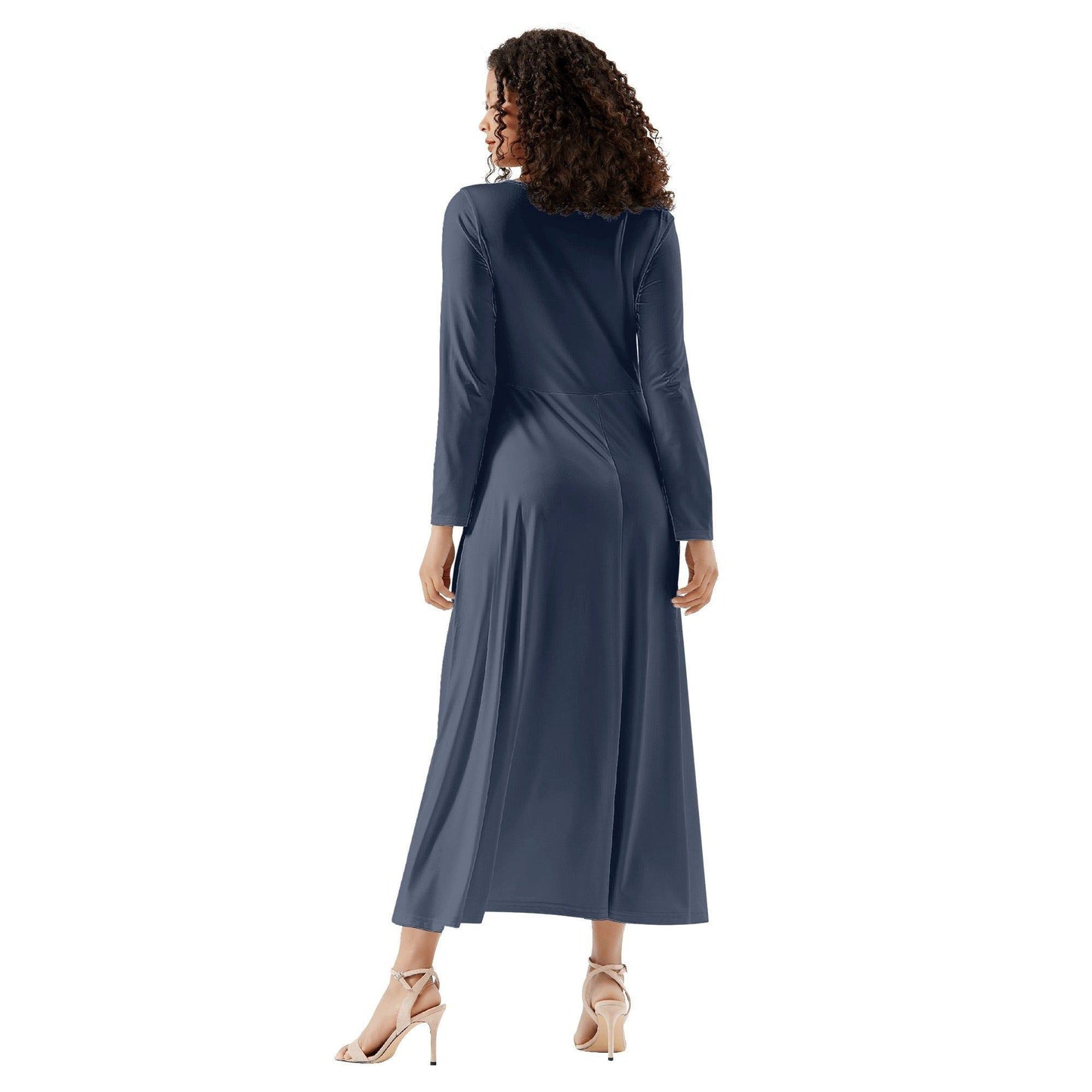 Navy Long Sleeve Dress Long Sleeve Dress 59.99 Dress, Long, Navy, Sleeve JLR Design