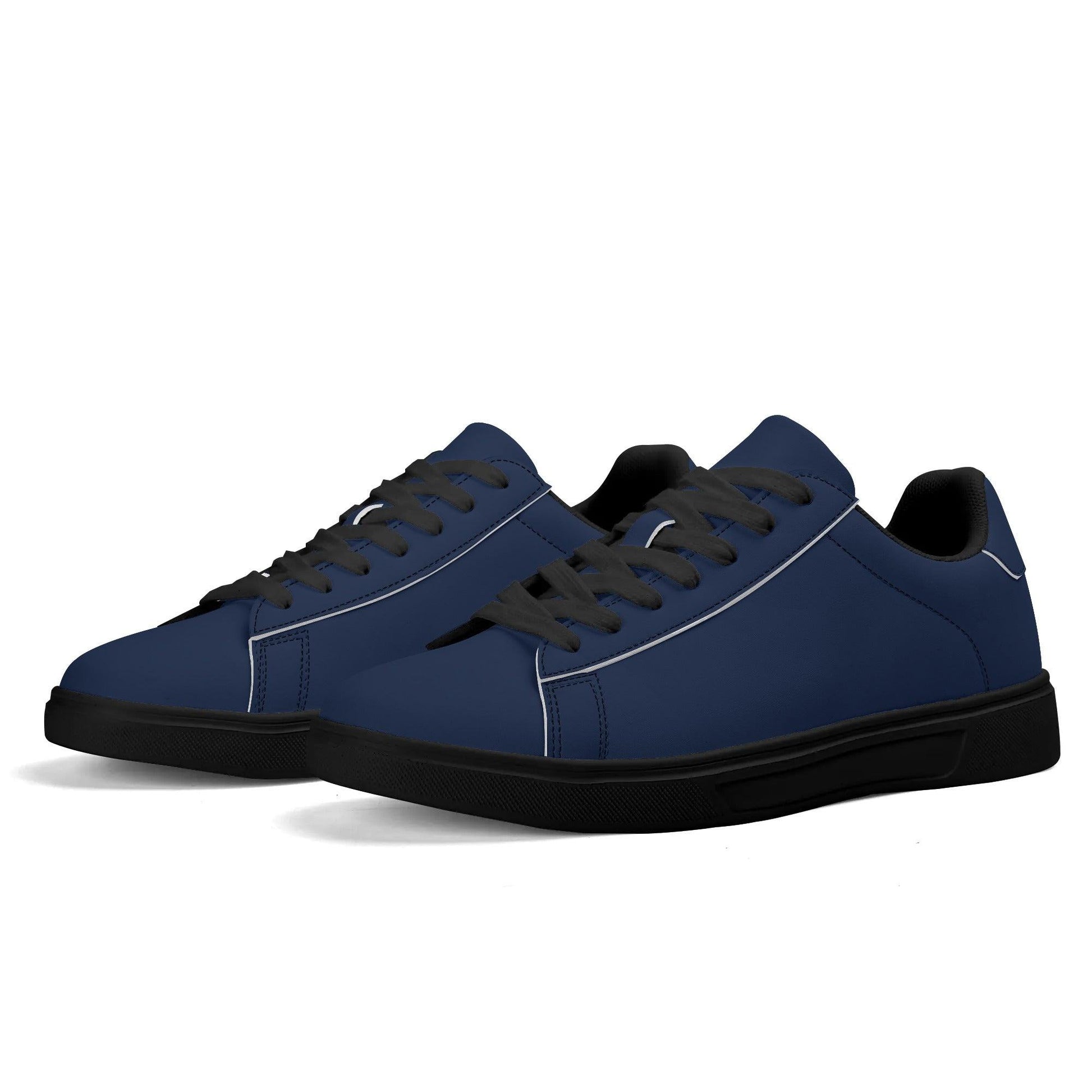 Navy Low Top Leather Sneaker Low Top Sneaker 74.99 Leather, Low, Navy, Sneaker, Top JLR Design