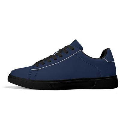 Navy Low Top Leather Sneaker Low Top Sneaker 74.99 Leather, Low, Navy, Sneaker, Top JLR Design