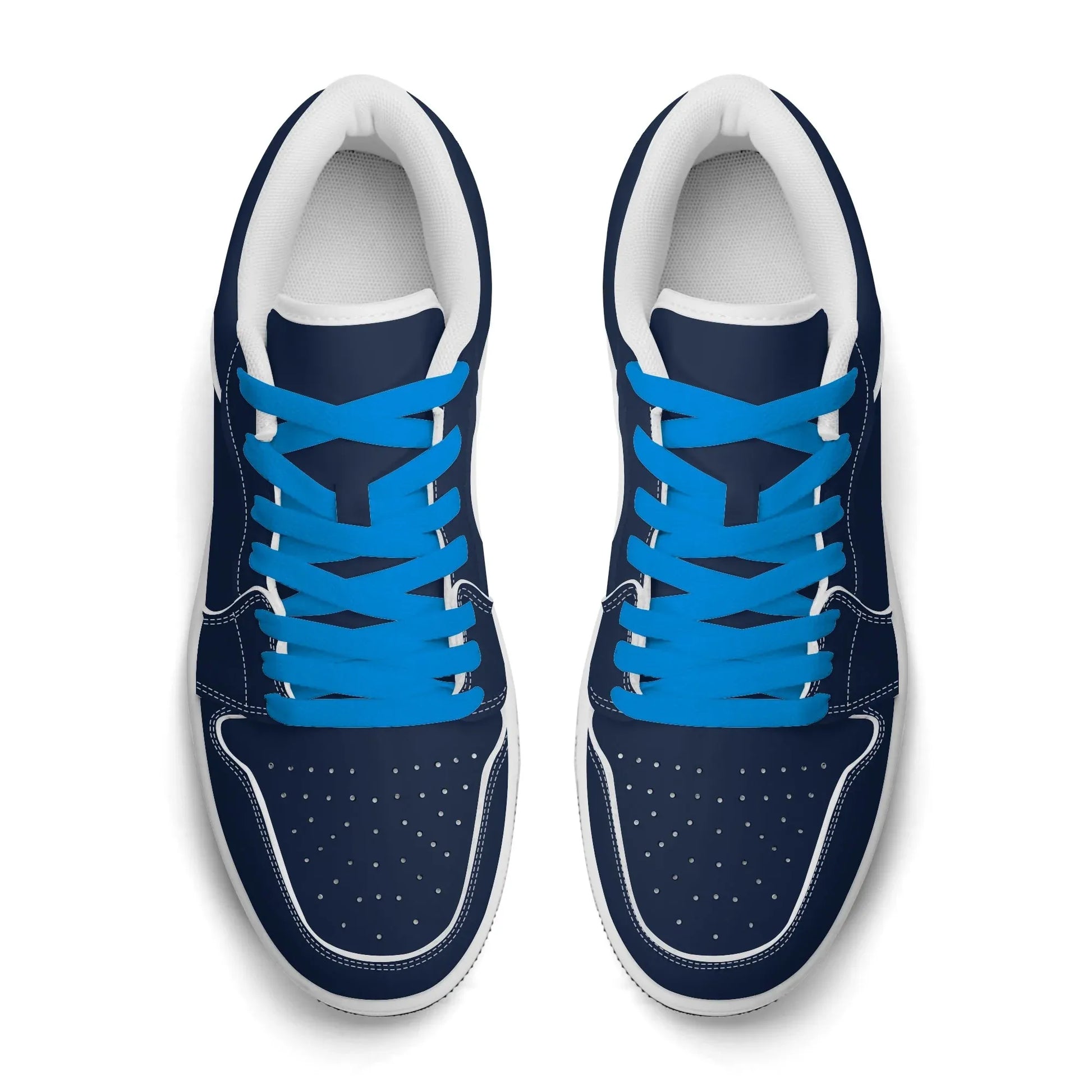 navy-low-top-leder-sneaker-fur-damen-sneaker-jlr-design-32831 - JLR Design