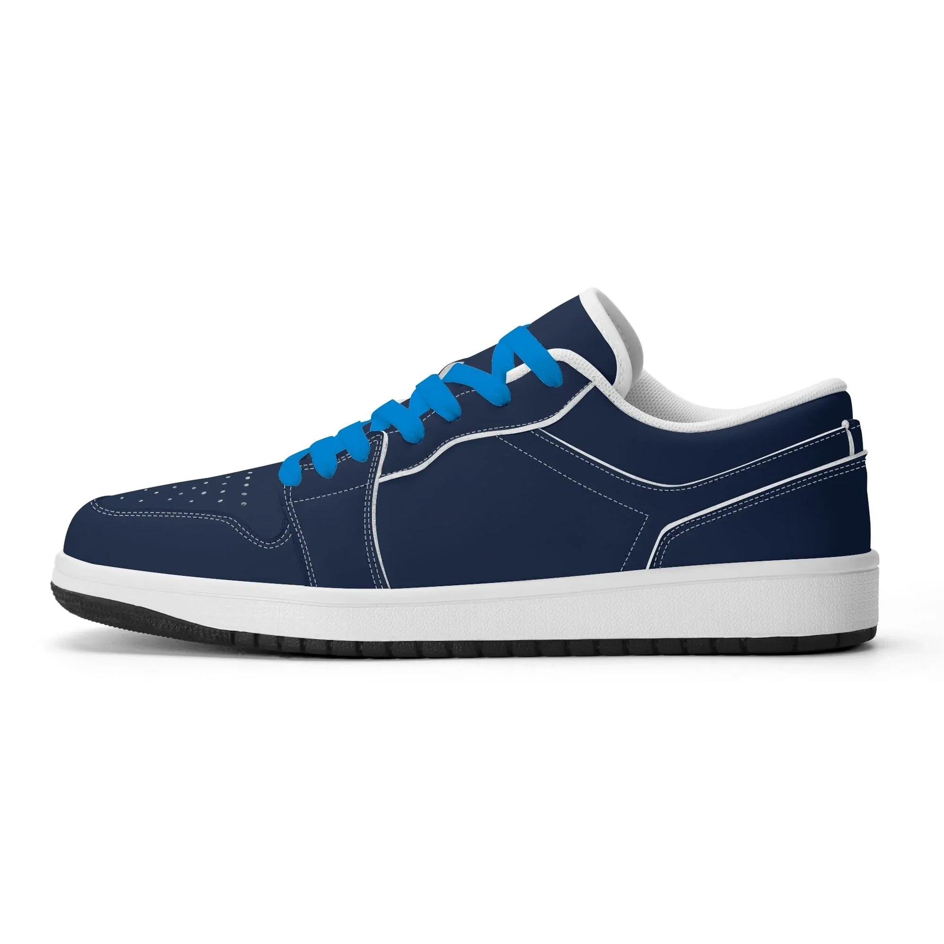 navy-low-top-leder-sneaker-fur-herren-sneaker-jlr-design-37446 - JLR Design