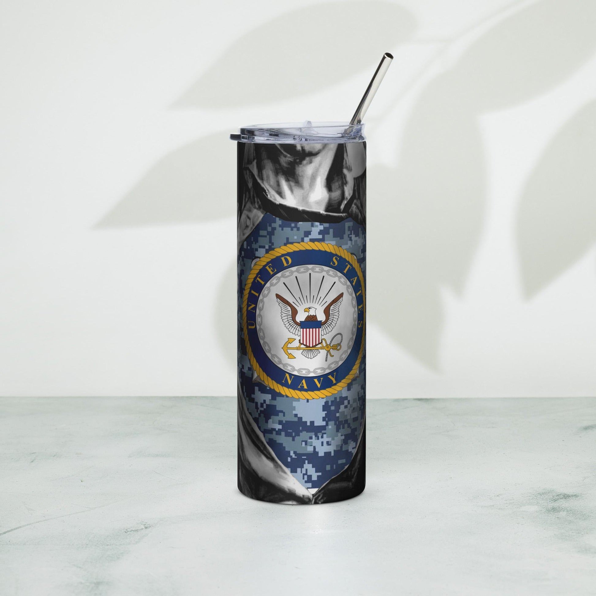 Navy Superman Becher Edelstahlbecher 49.99 Becher, Edelstahl, Navy, Superman, US JLR Design