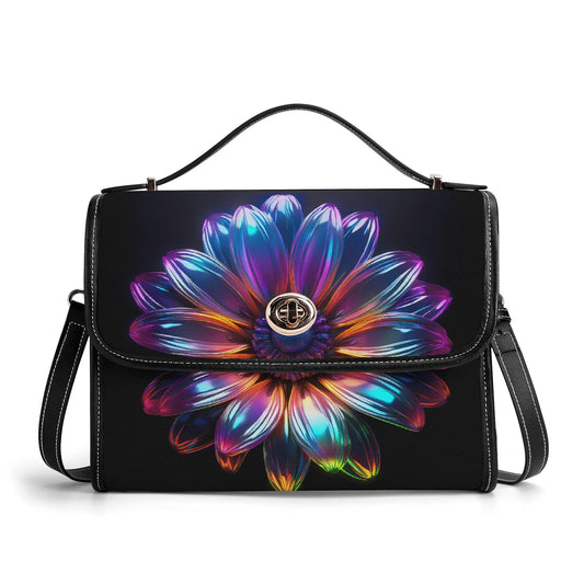 Neon Gänseblümchen v2 Satchel Bag Umhängetasche Umhängetasche JLR Design