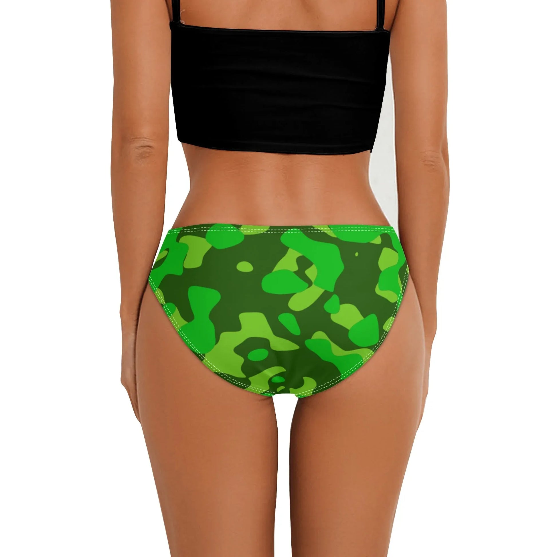 neon-green-camouflage-damen-slip-damen-slip-jlr-design-68670 - JLR Design