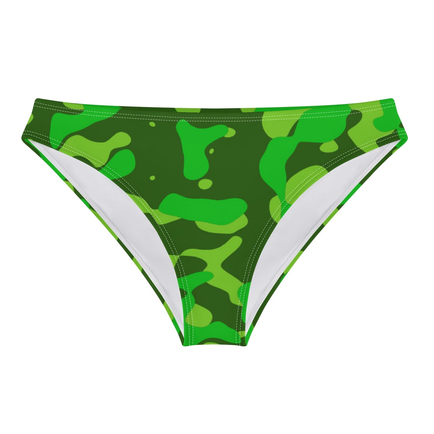 Neon Green Camouflage Damen Slip Damen Slip JLR Design