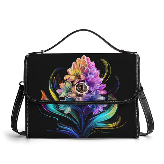 Neon Hyazinthe v2 Satchel Bag Umhängetasche Umhängetasche JLR Design