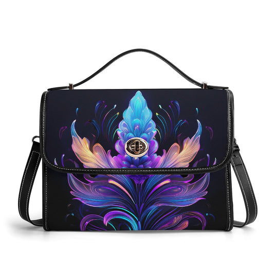 Neon Lavendel Satchel Bag Umhängetasche Umhängetasche JLR Design