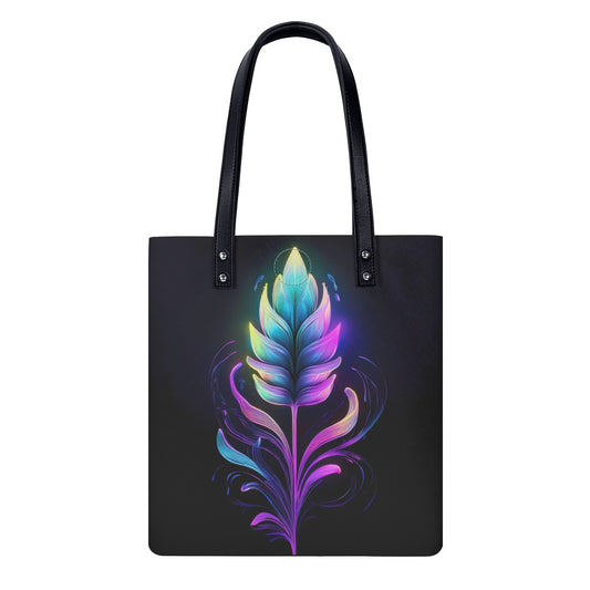 Neon Lavender 2 PU Leder Handtasche Handtasche JLR Design