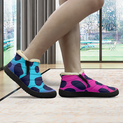 Neon Leopard Faux Fur Slipper Slipper JLR Design