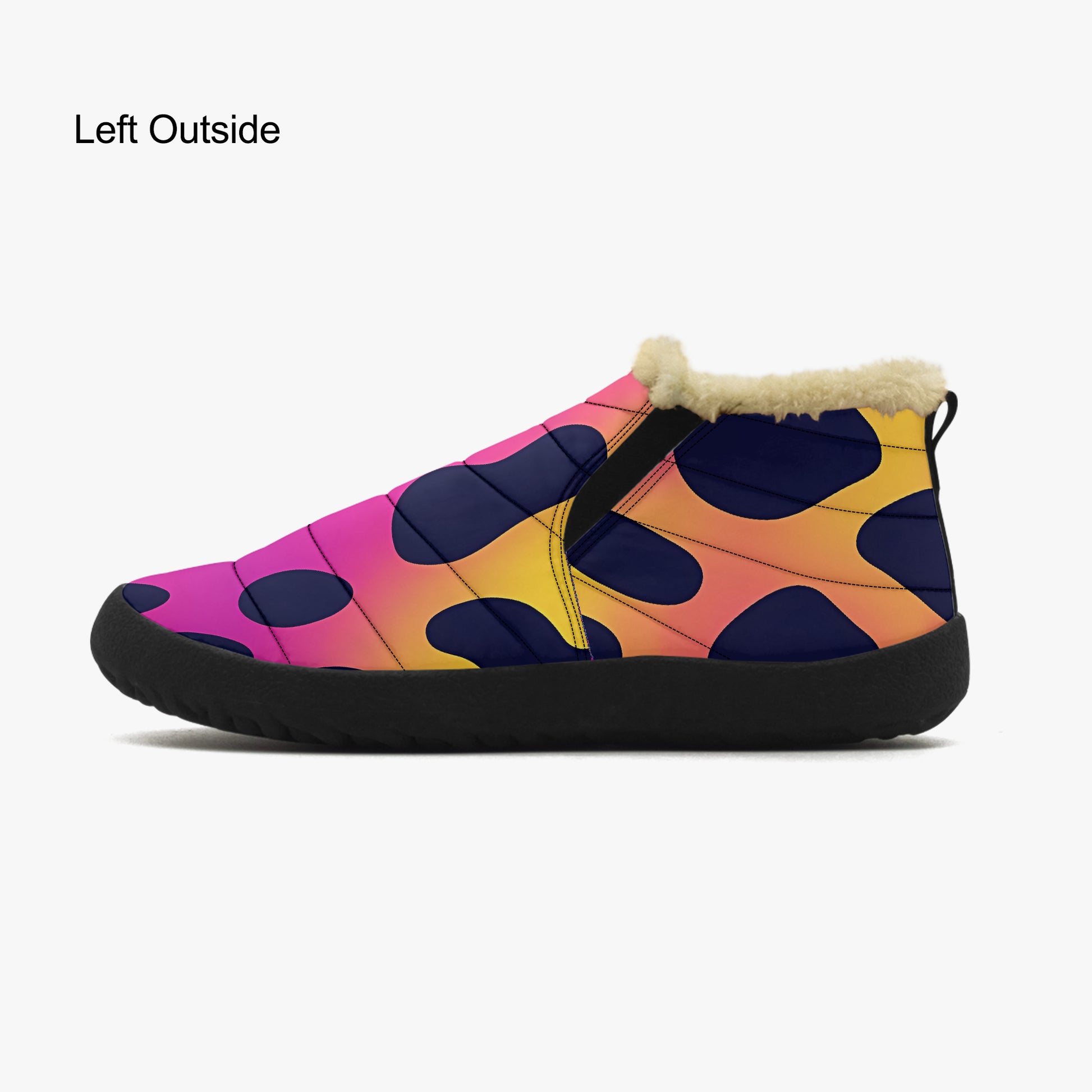 Neon Leopard Faux Fur Slipper Slipper JLR Design