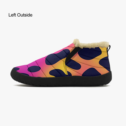 Neon Leopard Faux Fur Slipper Slipper JLR Design