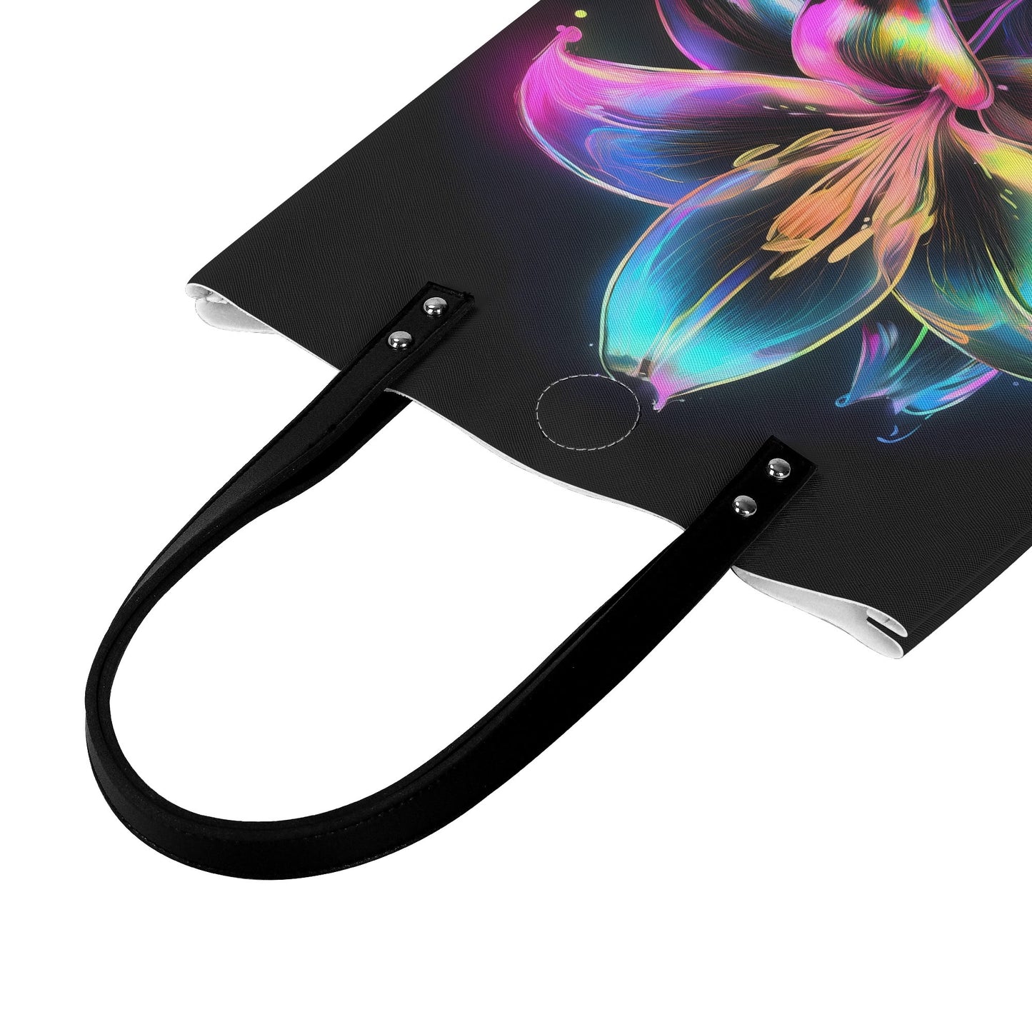 Neon Lilie 2 PU Leder Handtasche Handtasche JLR Design