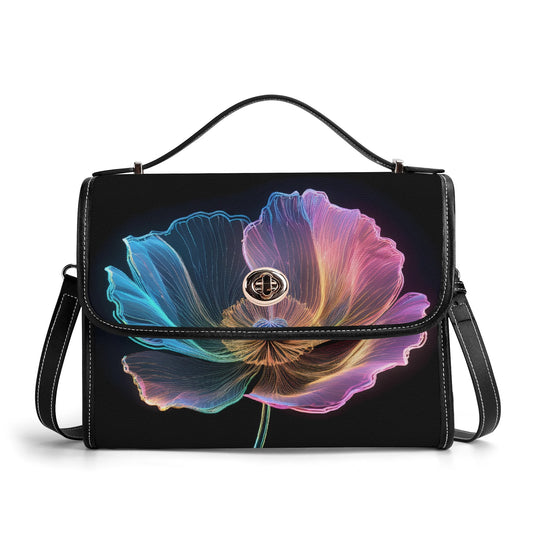 Neon Mohn v2 Satchel Bag Umhängetasche Umhängetasche JLR Design