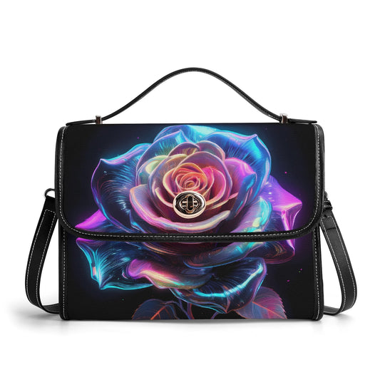 Neon Rose v1 Satchel Bag Umhängetasche Umhängetasche JLR Design