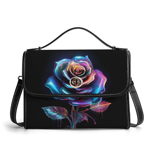 Neon Rose v2 Satchel Bag Umhängetasche Umhängetasche JLR Design