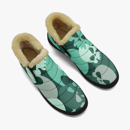 Niagara Skull Faux Fur Slipper Slipper JLR Design