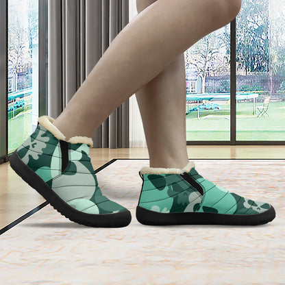 Niagara Skull Faux Fur Slipper Slipper JLR Design