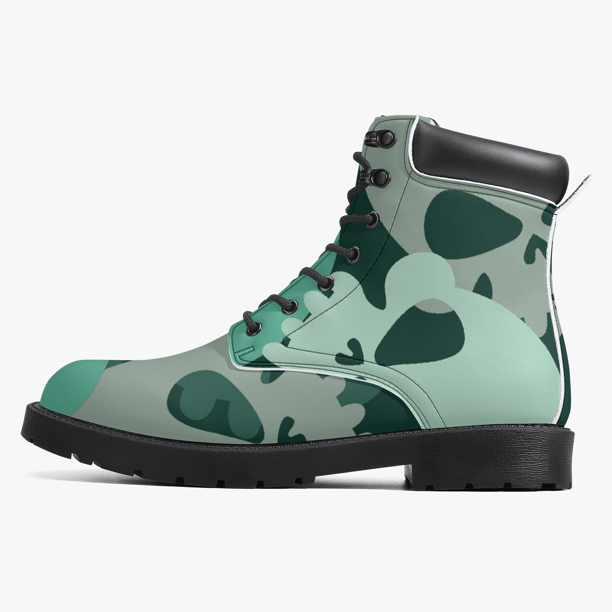 Niagara Skull Leder Boots | Stylische und Warme Winterstiefel Boots JLR Design