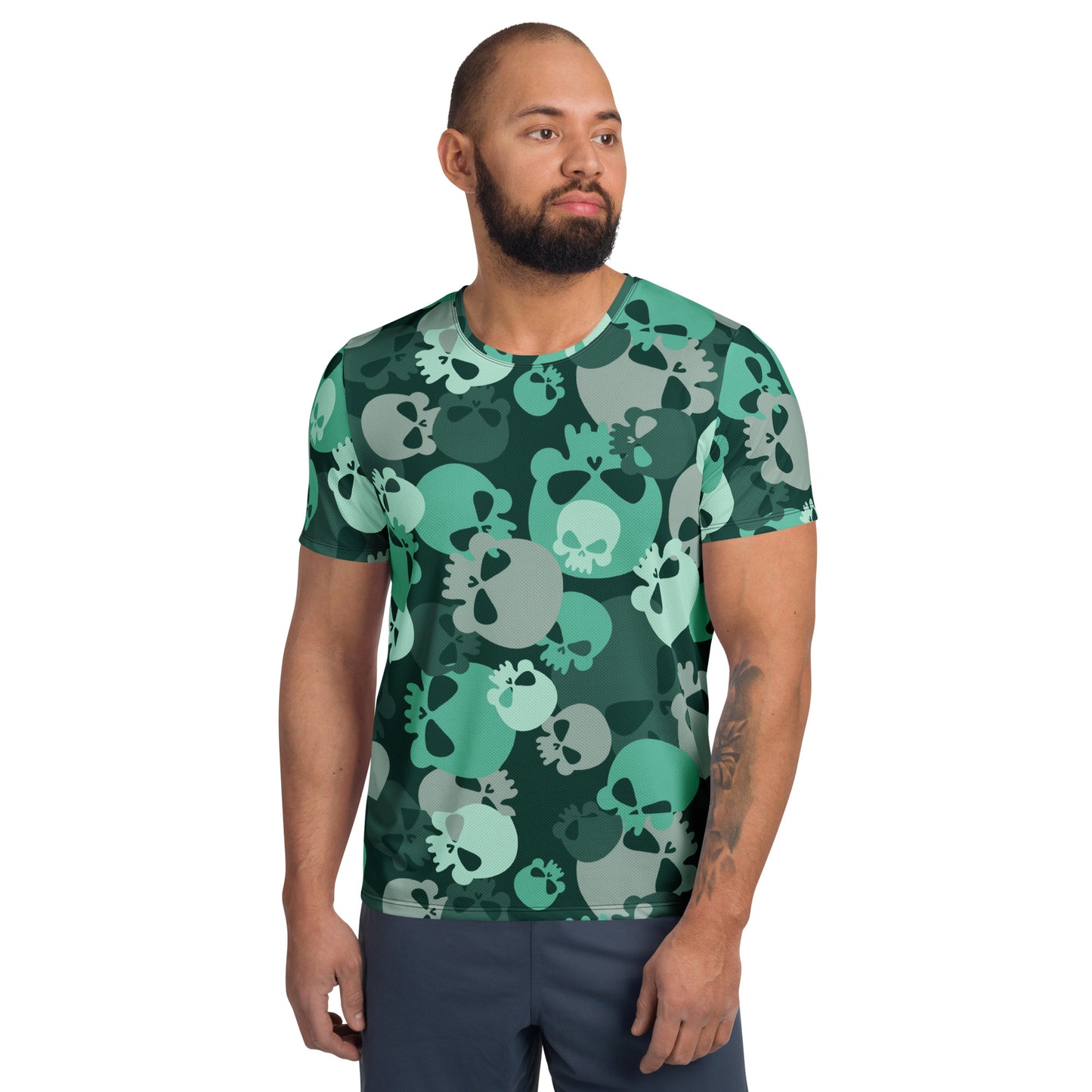 Niagara Skull Sport-T-Shirt für Herren Sport T-Shirt JLR Design