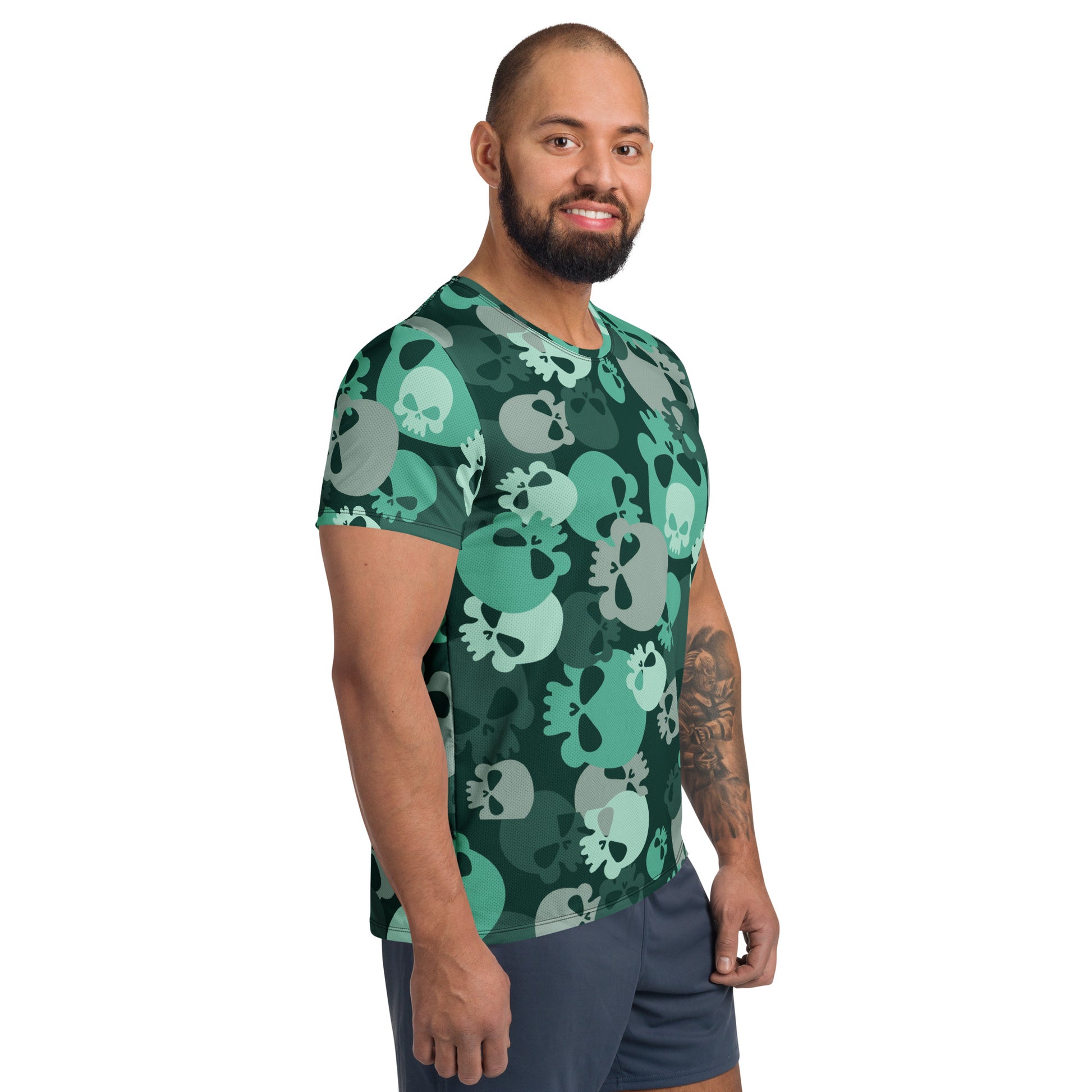 Niagara Skull Sport-T-Shirt für Herren Sport T-Shirt JLR Design