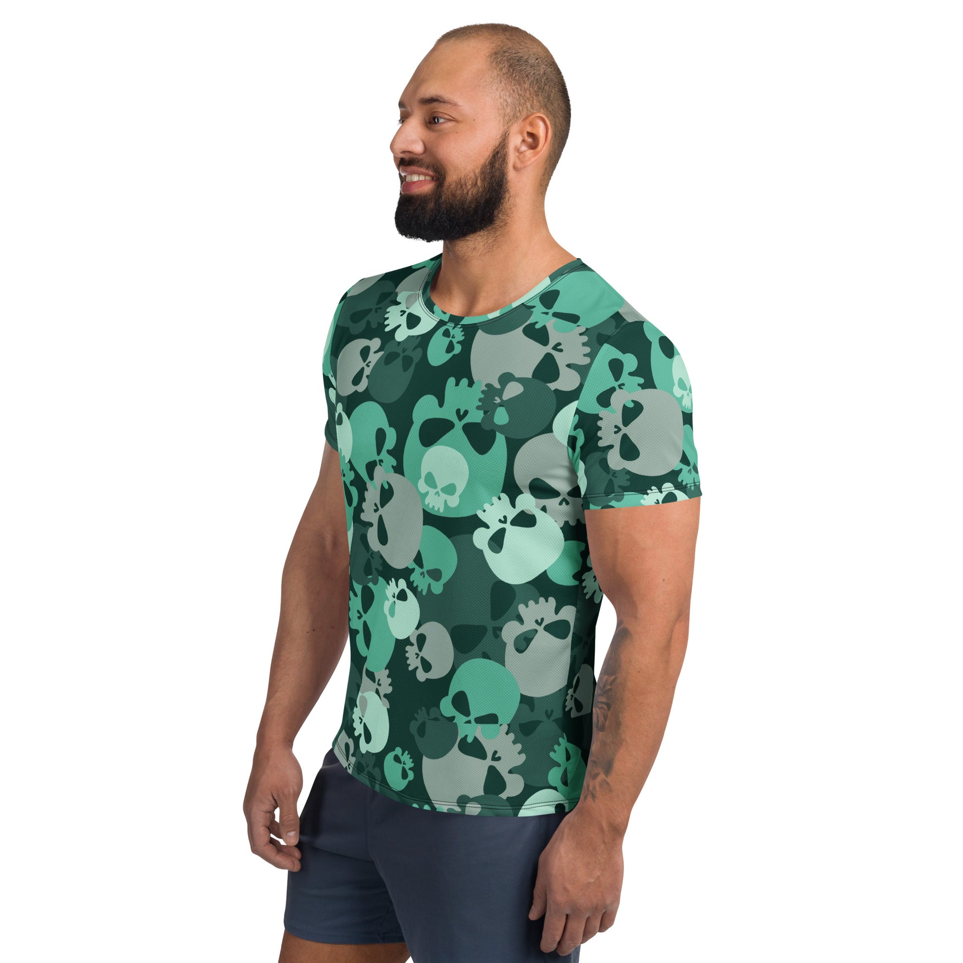 Niagara Skull Sport-T-Shirt für Herren Sport T-Shirt JLR Design