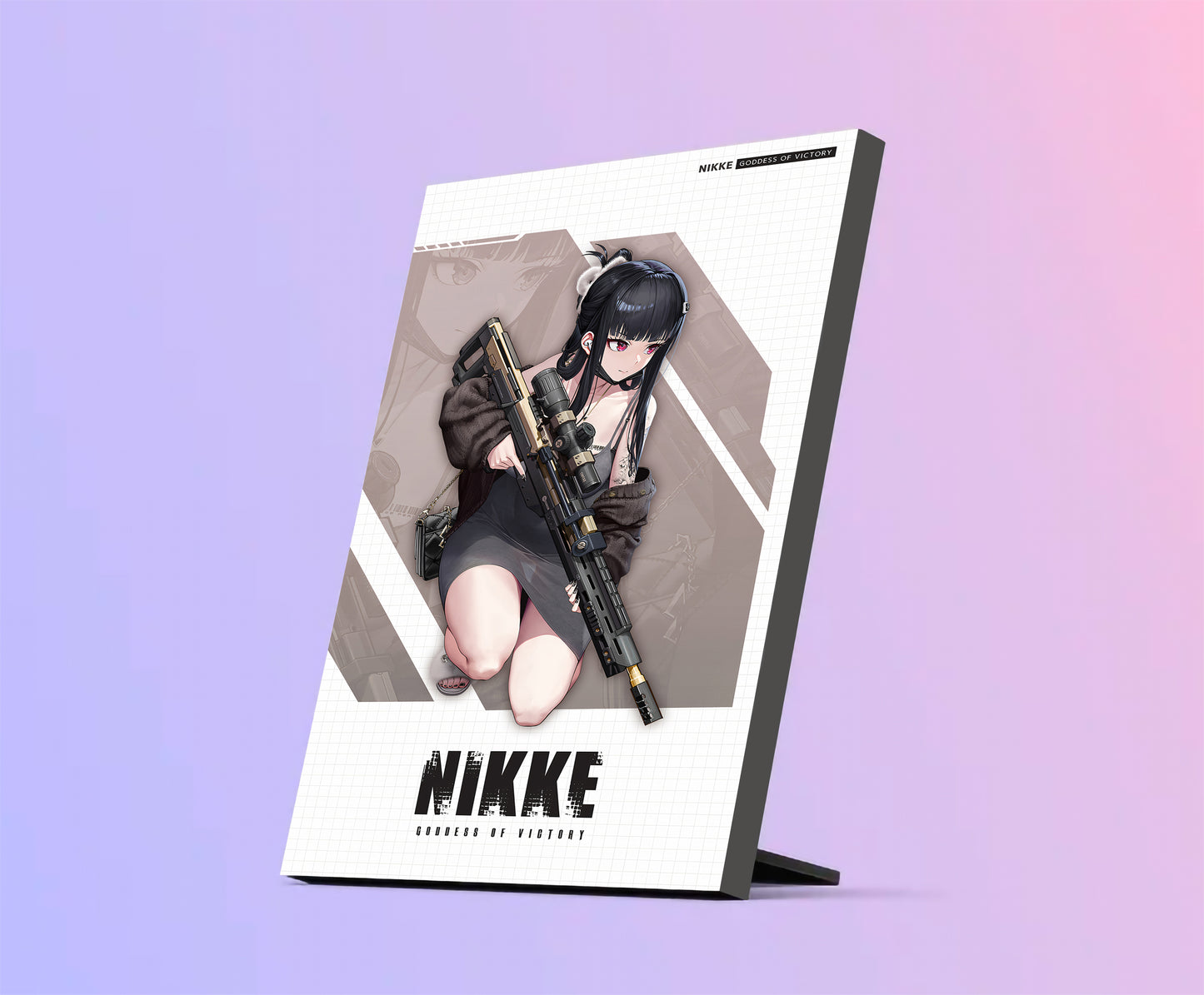 Nikke: Goddess of Victory - D Killer Wive v2 Tischaufsteller Tischaufsteller 32.99 D, Goddess, Nikke, Table Top Print, Tischaufsteller, Victory JLR Design