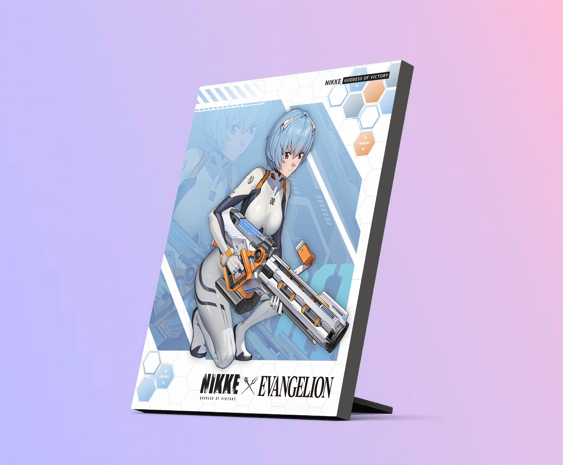 Nikke: Goddess of Victory - Rei Ayanami Tischaufsteller Tischaufsteller 32.99 Goddess, Nikke, Rei, Table Top Print, Tischaufsteller, Victory JLR Design