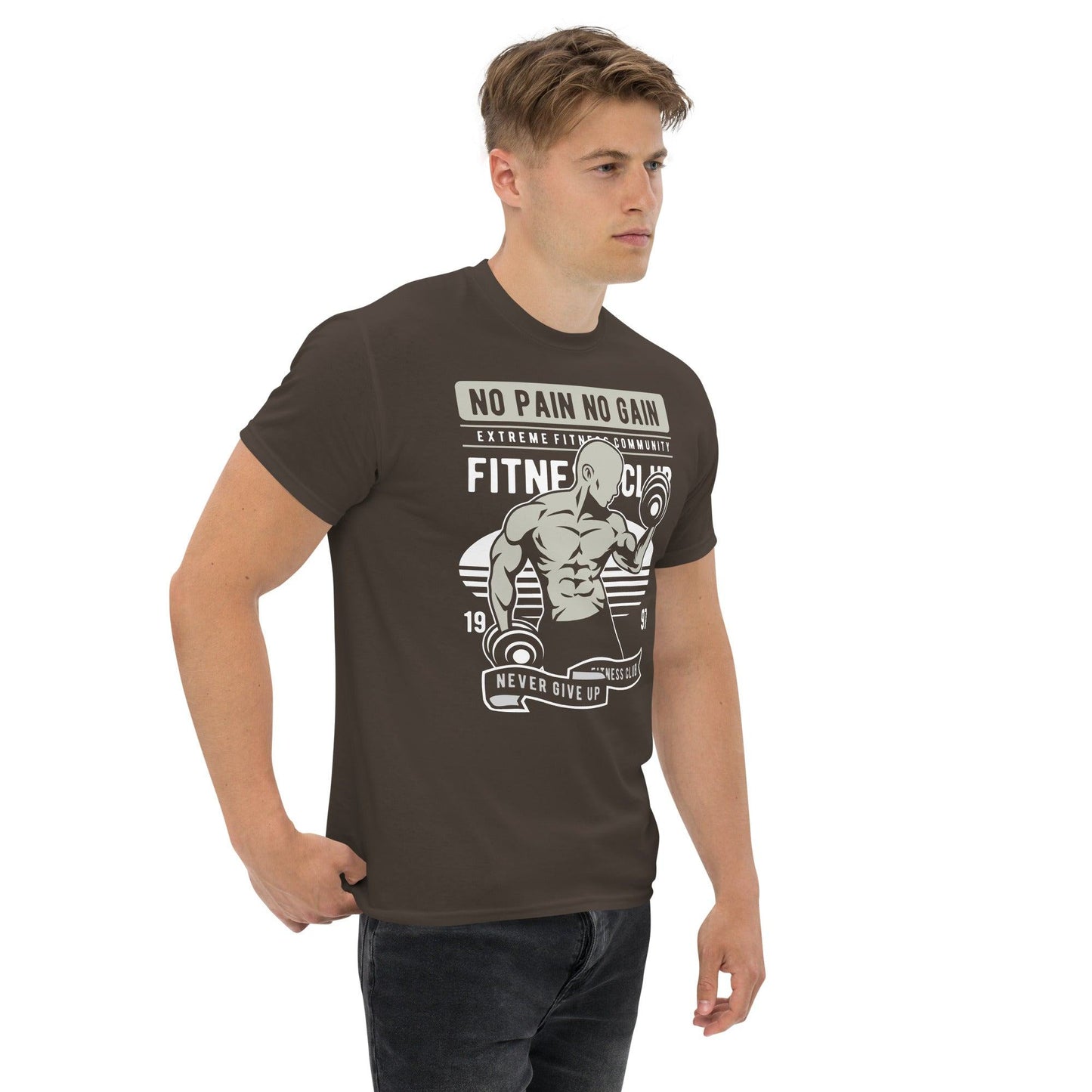 No Pain No Gain Herren-T-Shirt T-Shirt 29.99 Gain, Herren, No, Pain, T-Shirt JLR Design