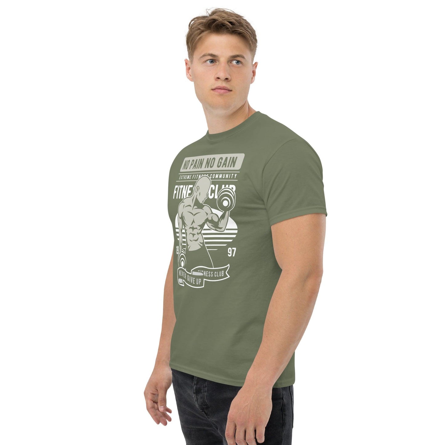 No Pain No Gain Herren-T-Shirt T-Shirt 29.99 Gain, Herren, No, Pain, T-Shirt JLR Design