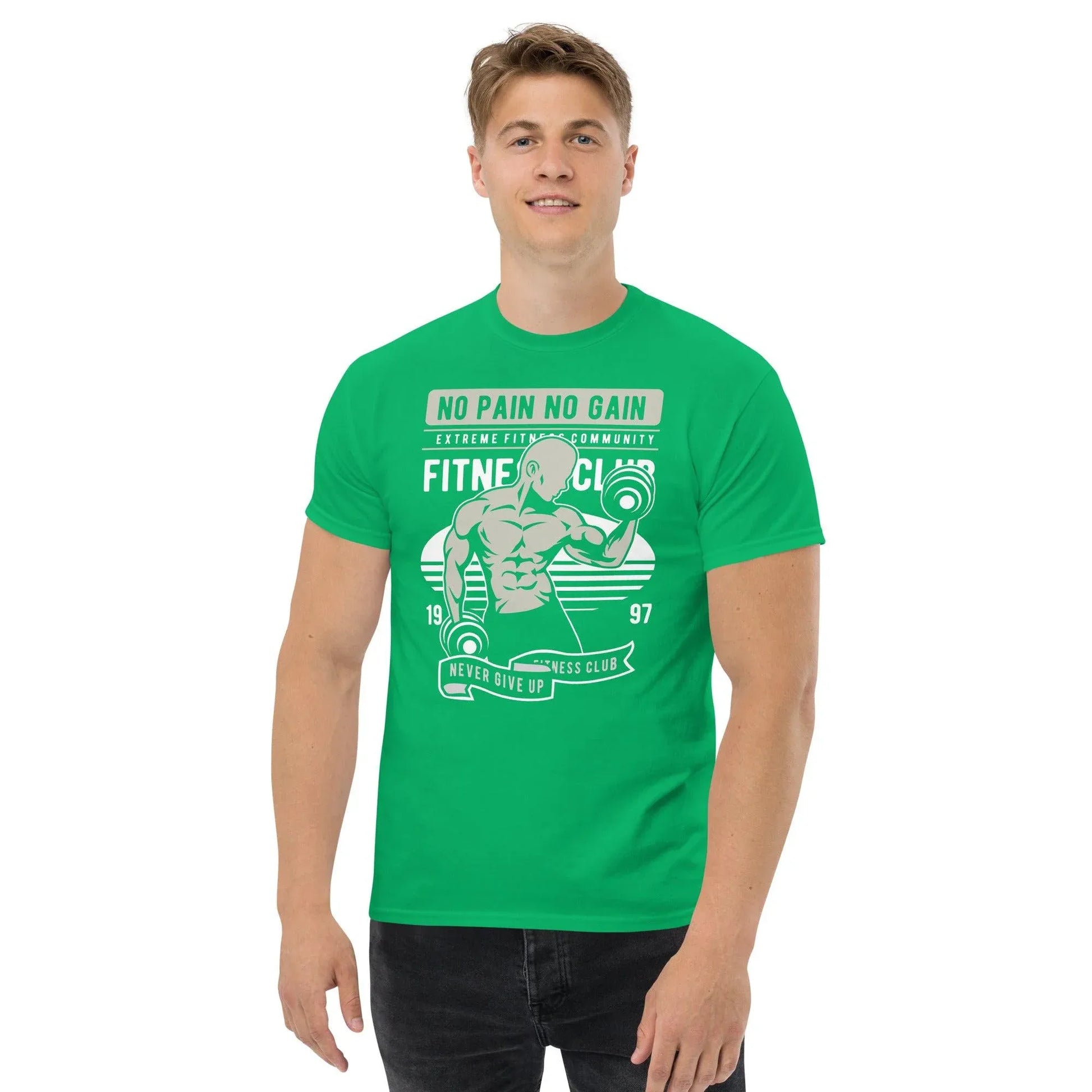 no-pain-no-gain-herren-t-shirt-t-shirt-jlr-design-25228 - JLR Design