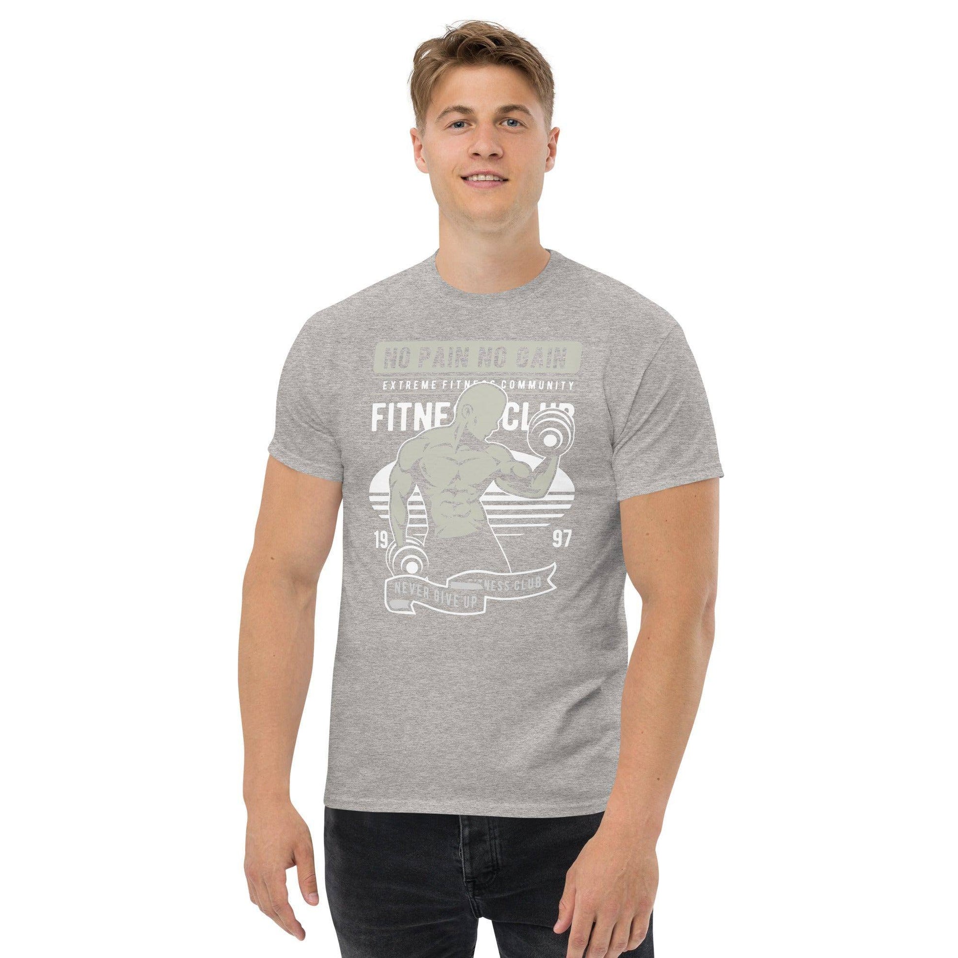 no-pain-no-gain-herren-t-shirt-t-shirt-jlr-design-53386 - JLR Design