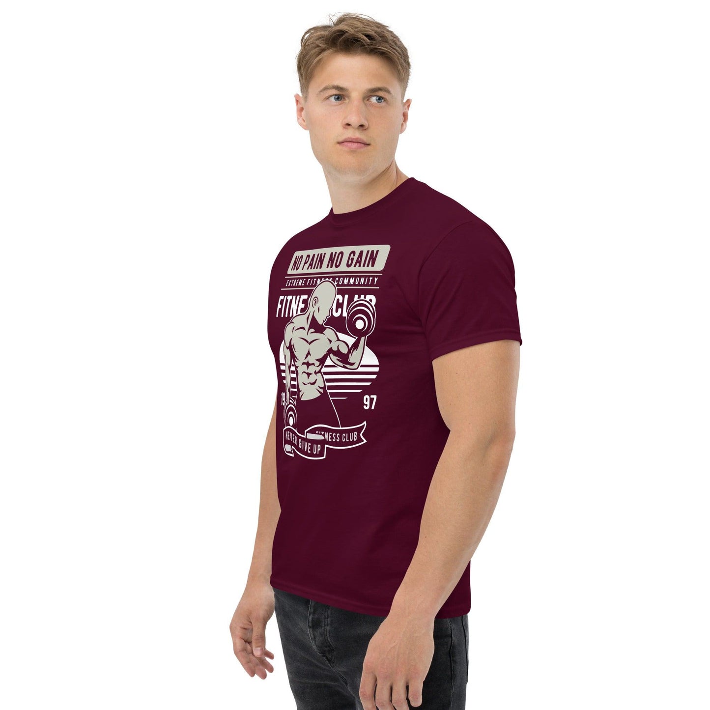 No Pain No Gain Herren-T-Shirt T-Shirt 29.99 Gain, Herren, No, Pain, T-Shirt JLR Design