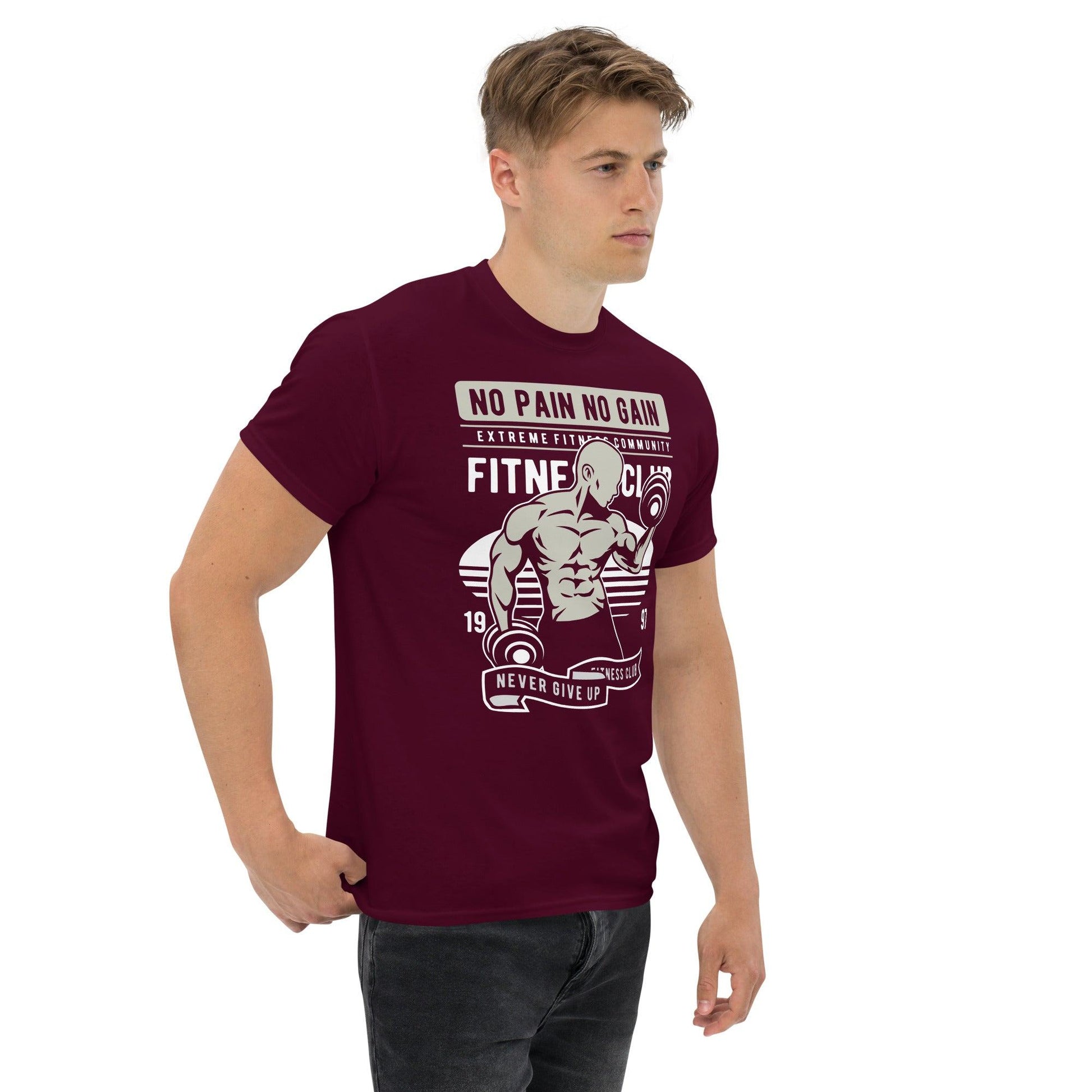 No Pain No Gain Herren-T-Shirt T-Shirt 29.99 Gain, Herren, No, Pain, T-Shirt JLR Design