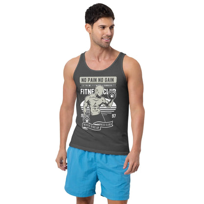no-pain-no-gain-tanktop-tank-top-jlr-design-23096 - JLR Design