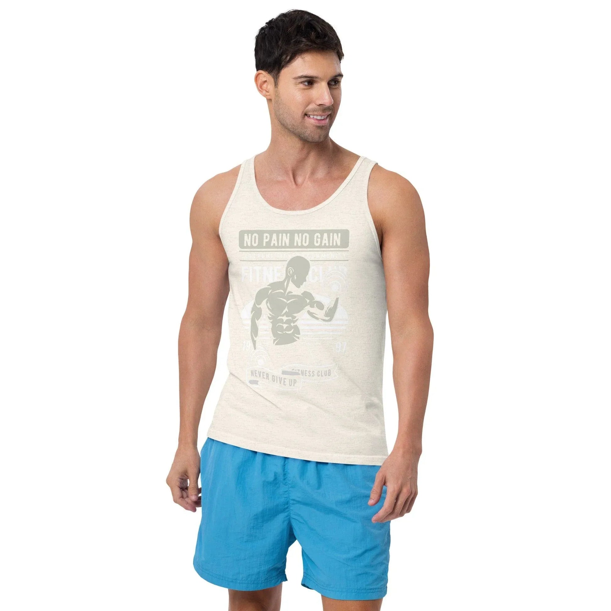 no-pain-no-gain-tanktop-tank-top-jlr-design-20985 - JLR Design