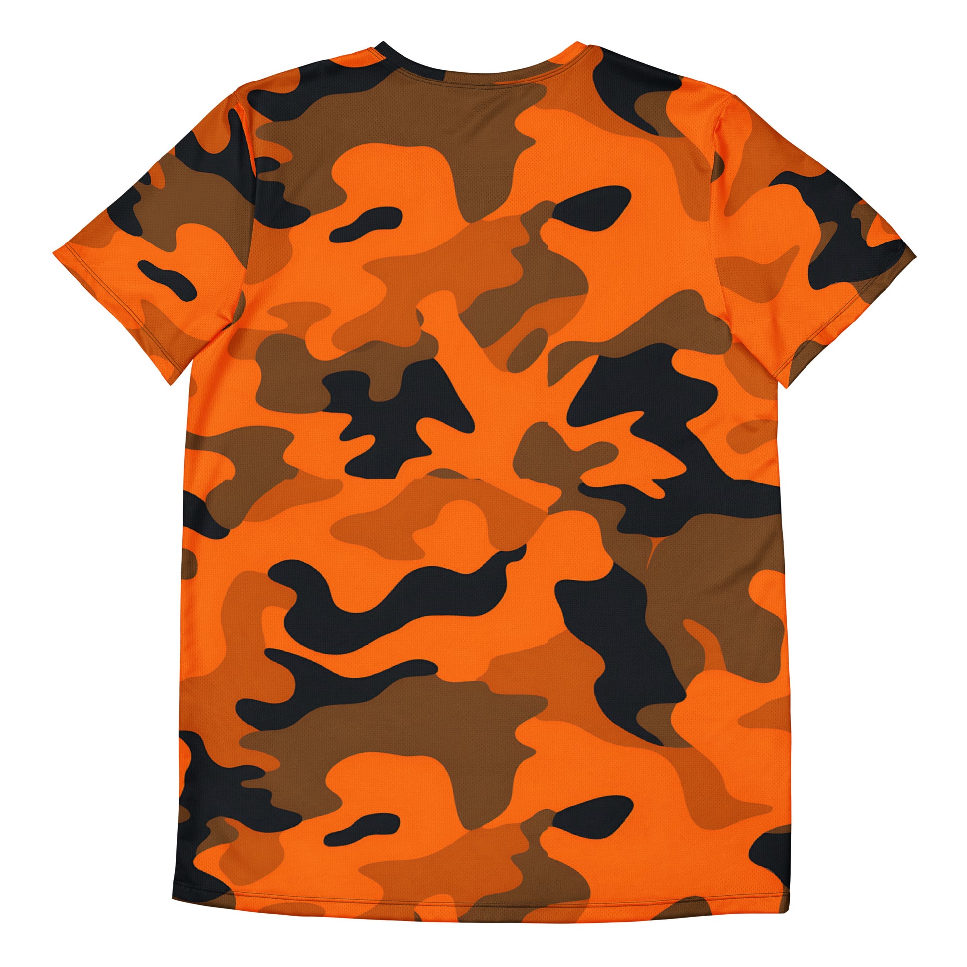 Orange Camouflage v1 Sport-T-Shirt für Herren Sport T-Shirt JLR Design