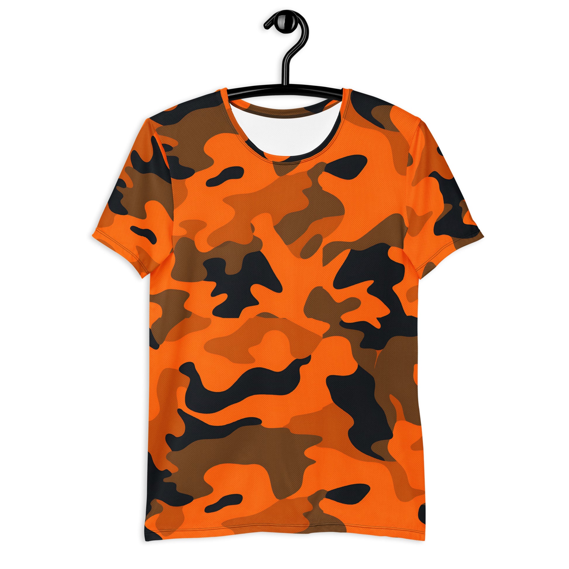 Orange Camouflage v1 Sport-T-Shirt für Herren Sport T-Shirt JLR Design
