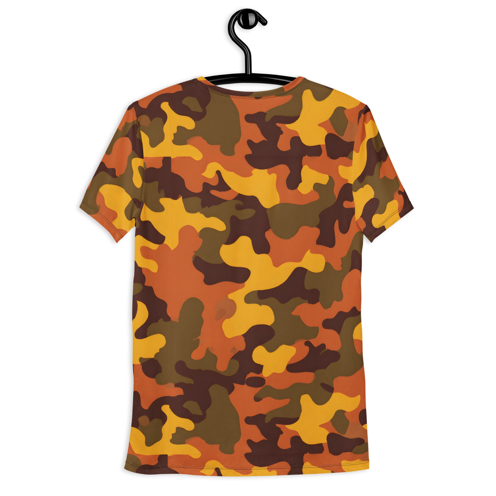 Orange Camouflage v2 Sport-T-Shirt für Herren Sport T-Shirt JLR Design