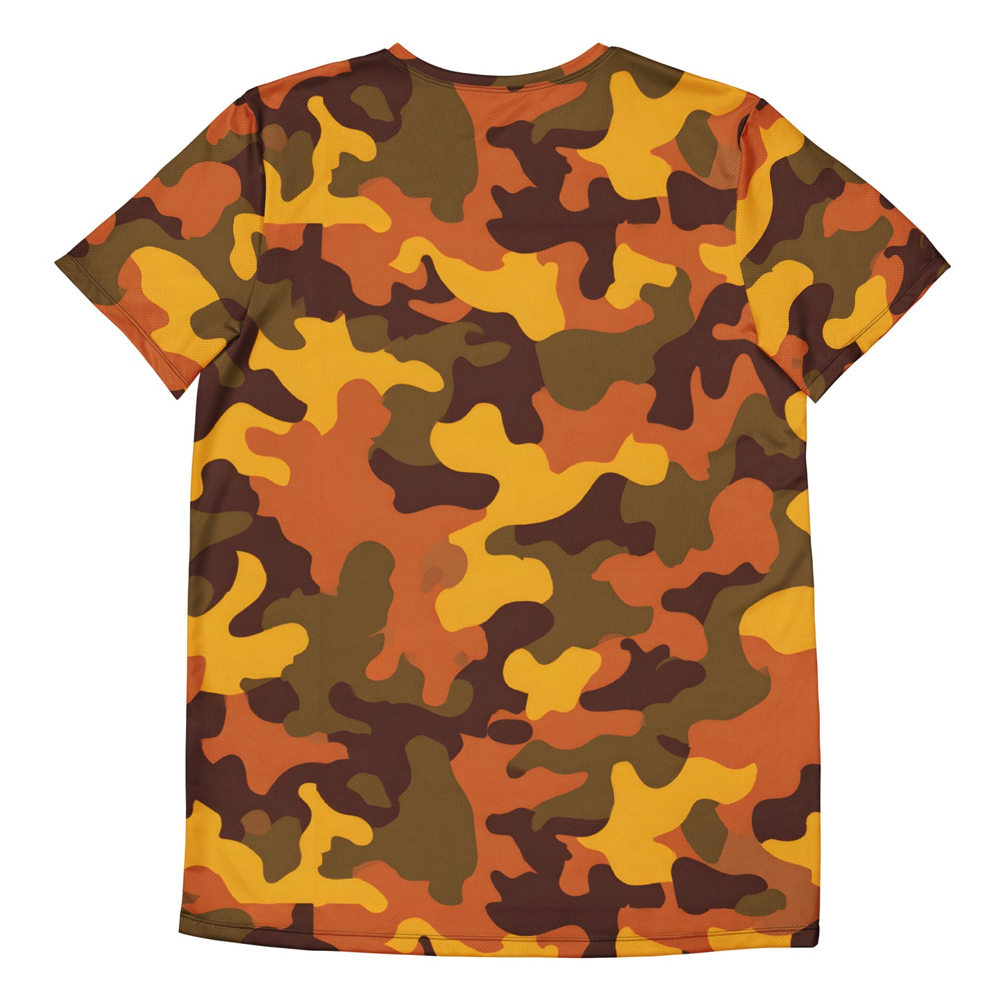 Orange Camouflage v2 Sport-T-Shirt für Herren Sport T-Shirt JLR Design