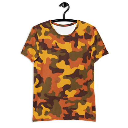 Orange Camouflage v2 Sport-T-Shirt für Herren Sport T-Shirt JLR Design