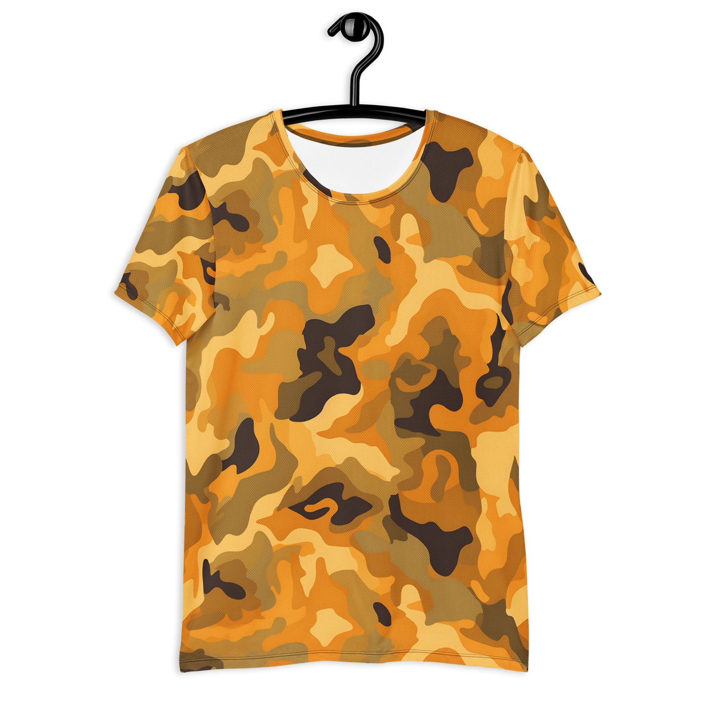 Orange Camouflage v3 Sport-T-Shirt für Herren Sport T-Shirt JLR Design
