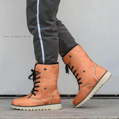 orange-chic-boots-mit-pluschfutter-stiefel-jlr-design-2 - JLR Design