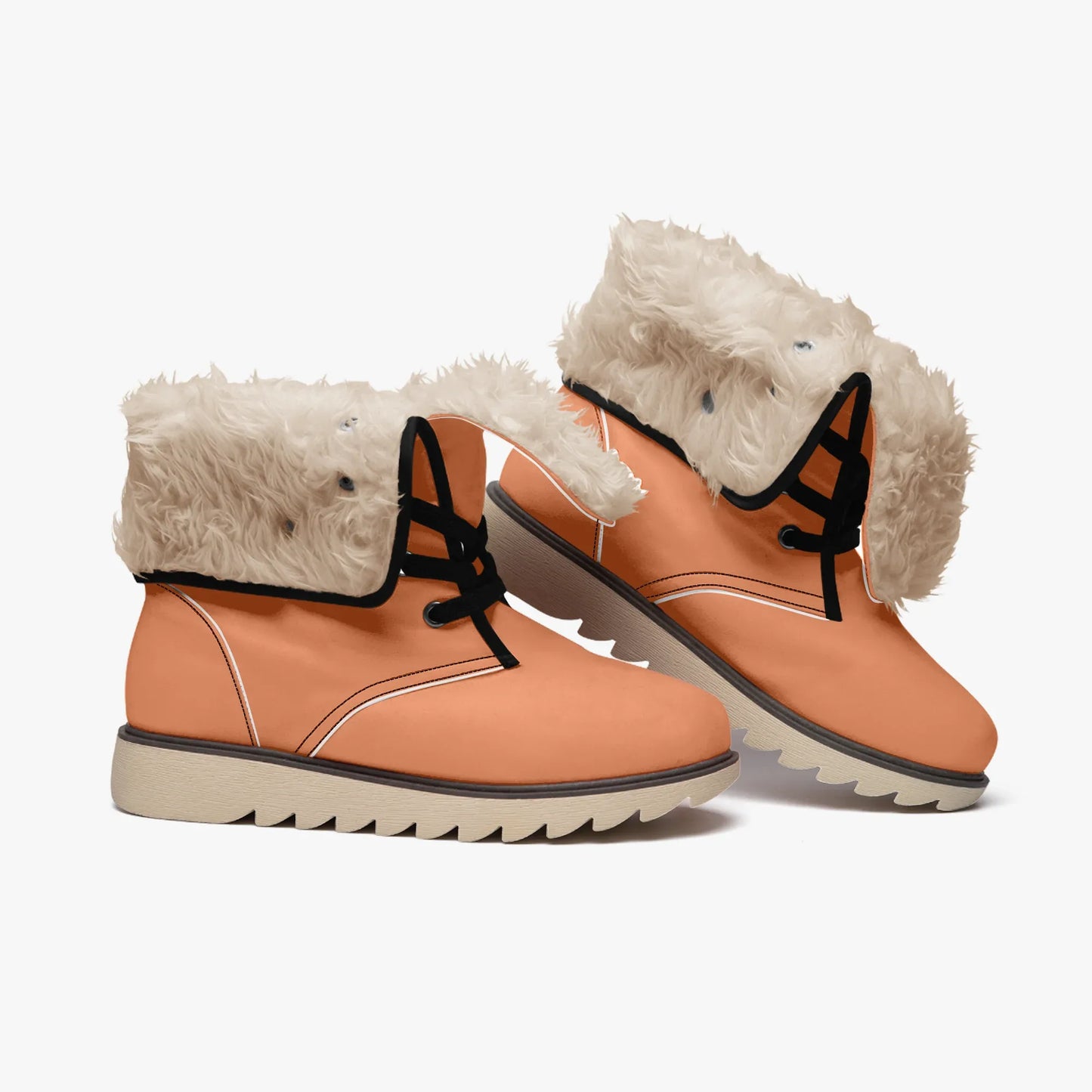 orange-chic-boots-mit-pluschfutter-stiefel-jlr-design-4 - JLR Design