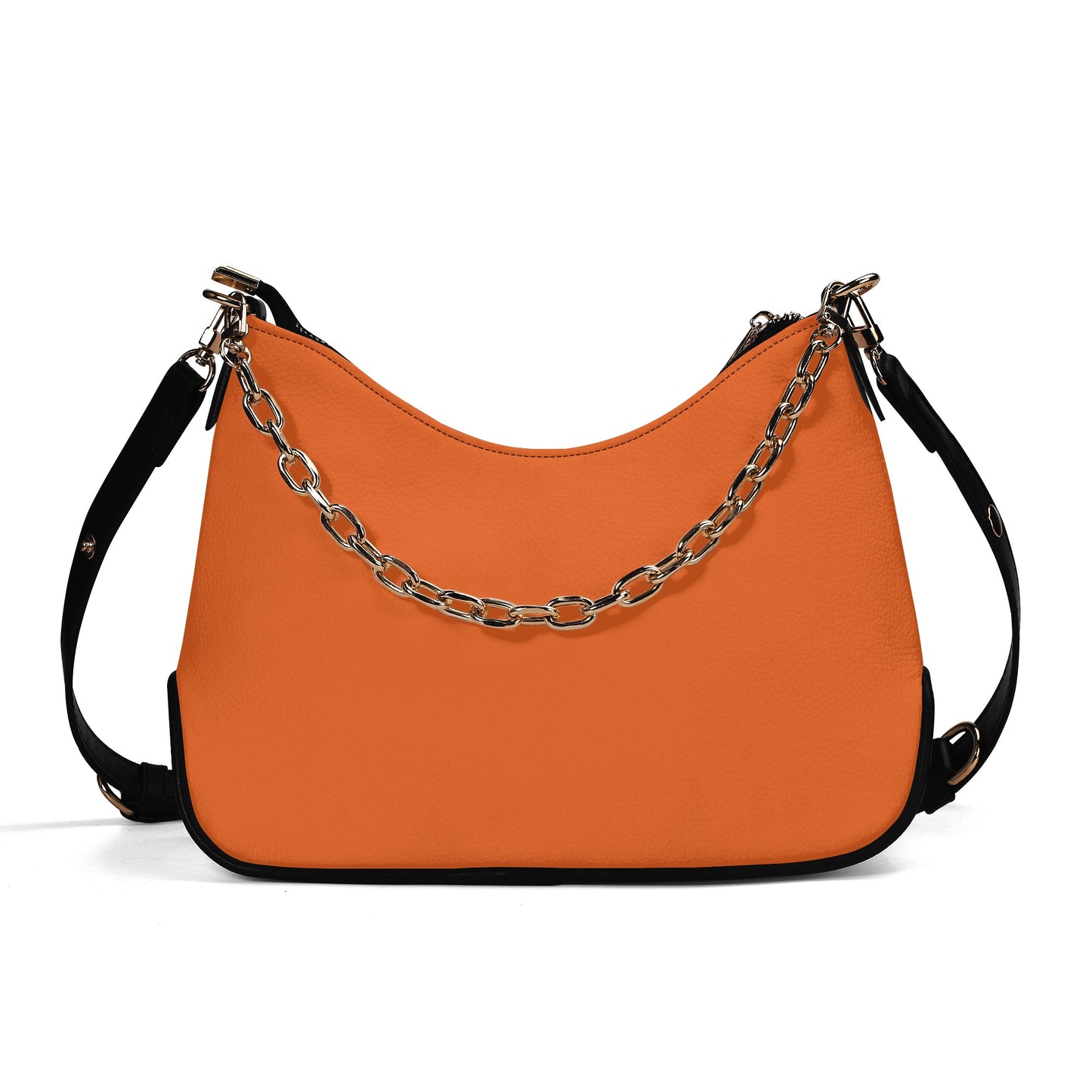 Orange elegante Umhängetasche mit Kette Umhängetasche JLR Design