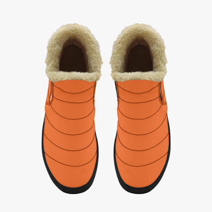 Orange Faux Fur Slipper Slipper JLR Design