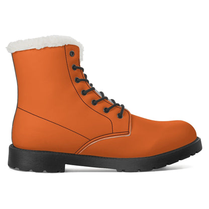 Orange Faux Fur Stiefel für Herren Lederstiefel 84.99 Faux, Fur, Herren, Lederstiefel, Orange JLR Design