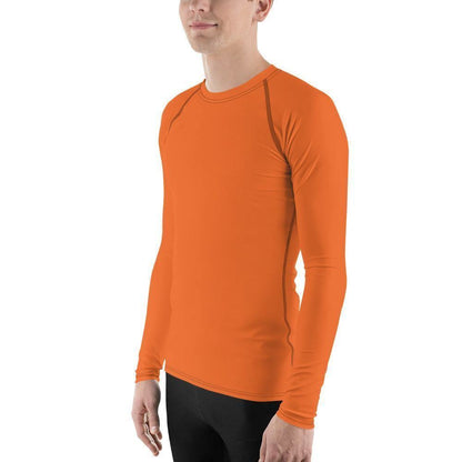 Orange Herren Rash Guard -- Orange Herren Rash Guard - undefined Rash Guard | JLR Design