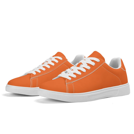 Orange Low Top Leather Sneaker Low Top Sneaker 74.99 Leather, Low, orange, Sneaker, Top JLR Design